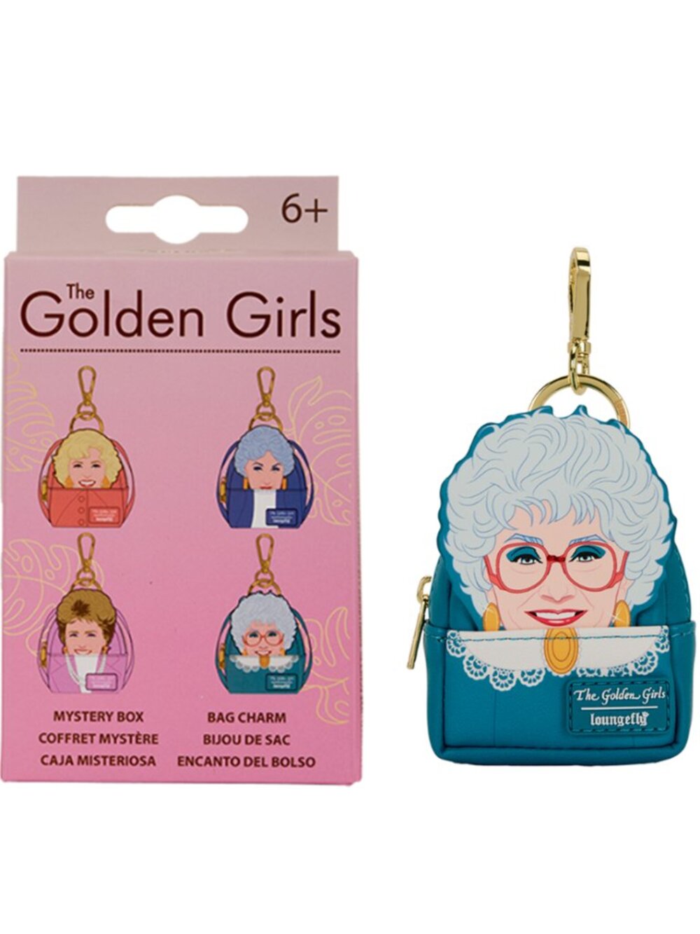 The Golden Girls Cosplay Mystery Mini Backpack Keychain Charm SOPHIA - NEW